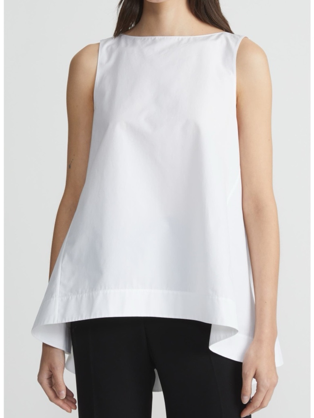 Lafayette 148 High Low Sleeveless Top Size 10 Petite